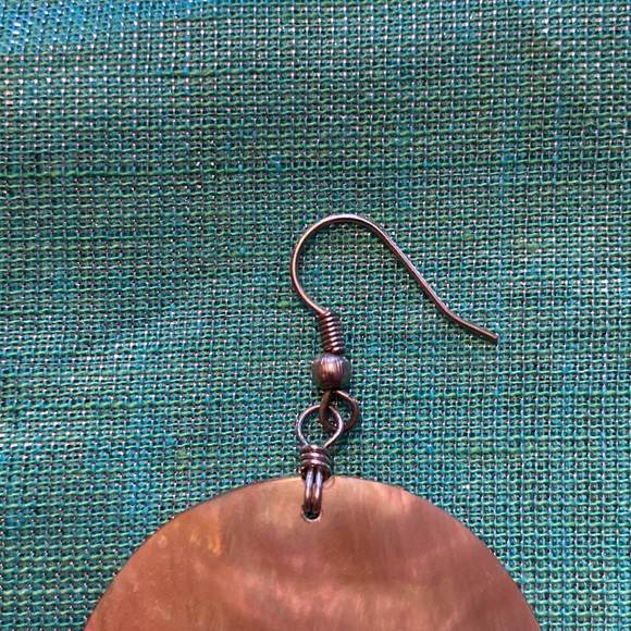 Shell earrings brown shell - Picture 4 of 8